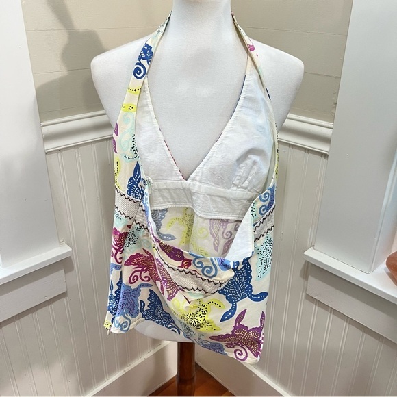 TIBI Set Halter Neck Top & Crop Top Matching Set in Boho Print - Picture 10 of 12